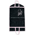 Personalized Black Nylon Girls Dance Garment Bags with Pockets